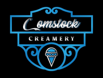 Comstock Creamery logo design by MUSANG