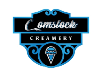 Comstock Creamery logo design by MUSANG