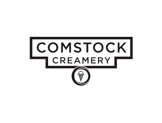 Comstock Creamery logo design by Sheilla