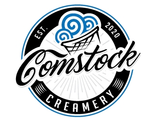 Comstock Creamery logo design by REDCROW