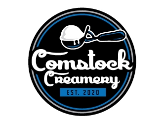 Comstock Creamery logo design by REDCROW