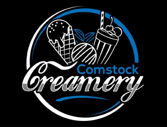 Comstock Creamery logo design by MAXR