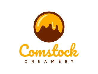 Comstock Creamery logo design by JessicaLopes
