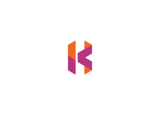 K logo design by AamirKhan