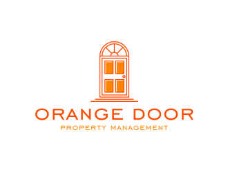 Orange Door Property Management  logo design by GemahRipah