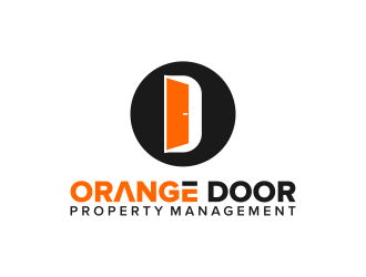 Orange Door Property Management  logo design by pakNton