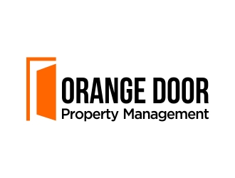 Orange Door Property Management  logo design by cikiyunn