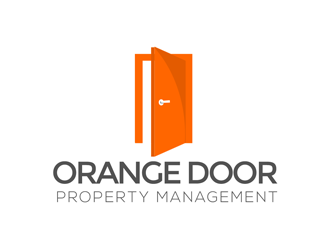 Orange Door Property Management  logo design by kunejo