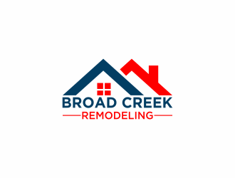 Broad Creek Remodeling logo design by luckyprasetyo
