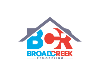 Broad Creek Remodeling logo design by ekitessar