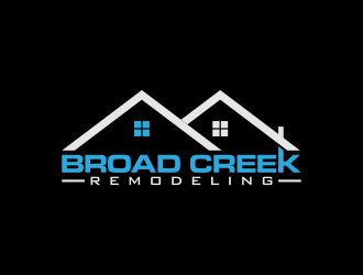 Broad Creek Remodeling logo design by Lavina