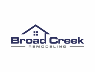 Broad Creek Remodeling logo design by santrie