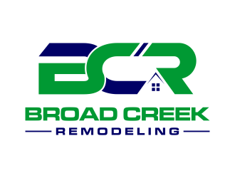 Broad Creek Remodeling logo design by brandshark