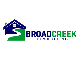Broad Creek Remodeling logo design by THOR_