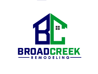 Broad Creek Remodeling logo design by THOR_