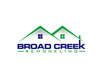 Broad Creek Remodeling logo design by Lavina