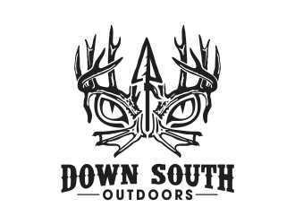 Down south outdoors  logo design by rokenrol