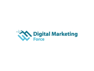 Digital Marketing Force logo design by wongndeso