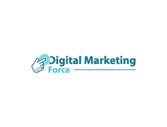Digital Marketing Force logo design by wongndeso