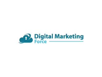 Digital Marketing Force logo design by wongndeso
