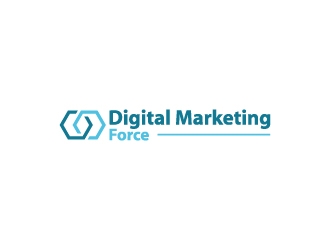 Digital Marketing Force logo design by wongndeso