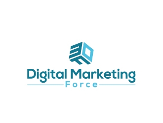 Digital Marketing Force logo design by aryamaity