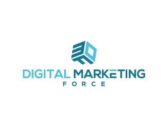 Digital Marketing Force logo design by aryamaity