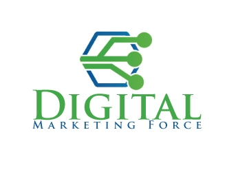 Digital Marketing Force logo design by AamirKhan