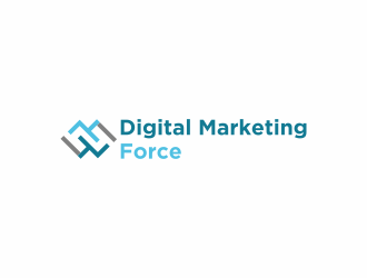 Digital Marketing Force logo design by luckyprasetyo
