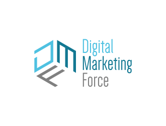 Digital Marketing Force logo design by checx