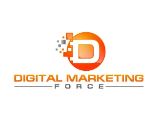 Digital Marketing Force logo design by uttam