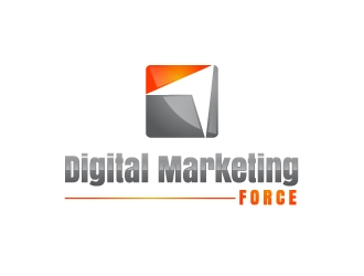 Digital Marketing Force logo design by uttam
