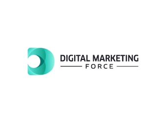 Digital Marketing Force logo design by nehel