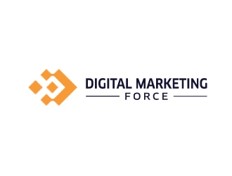 Digital Marketing Force logo design by nehel