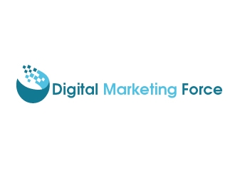 Digital Marketing Force logo design by shravya