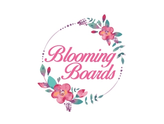 Blooming Boards logo design by Marianne