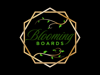 Blooming Boards logo design by fastsev
