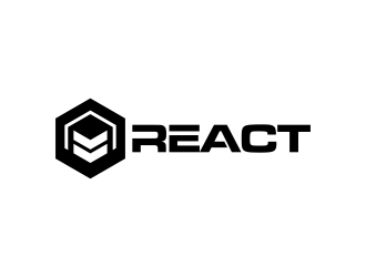 REACT logo design by oke2angconcept