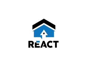 REACT logo design by yans