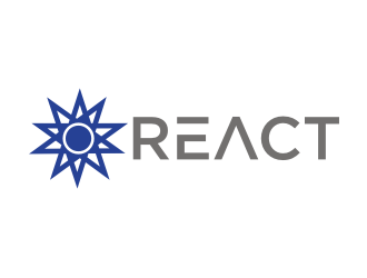 REACT logo design by rief