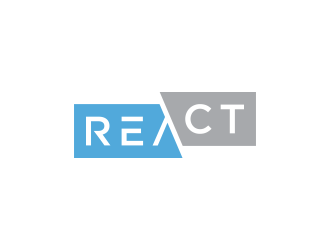 REACT logo design by checx