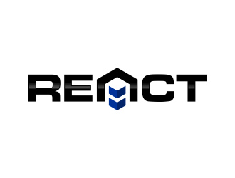 REACT logo design by creator_studios