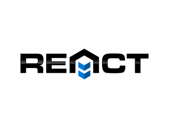 REACT logo design by creator_studios