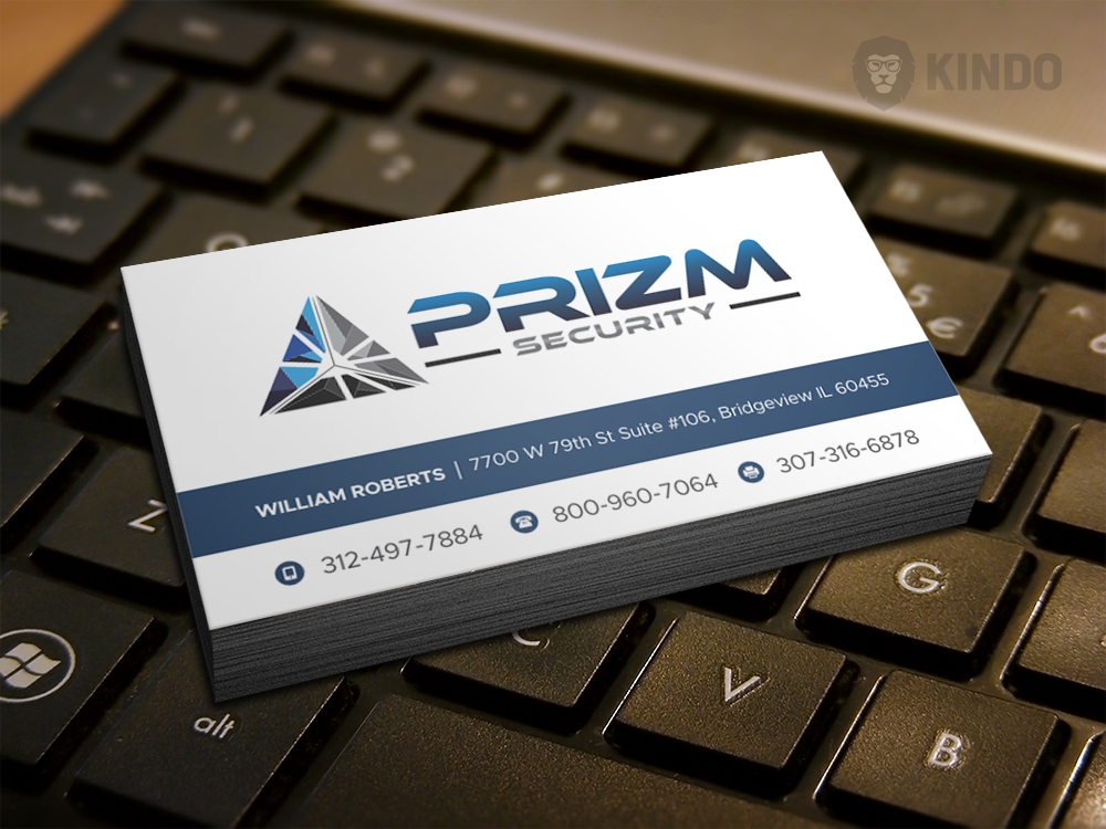 Prizm Security logo design by Kindo