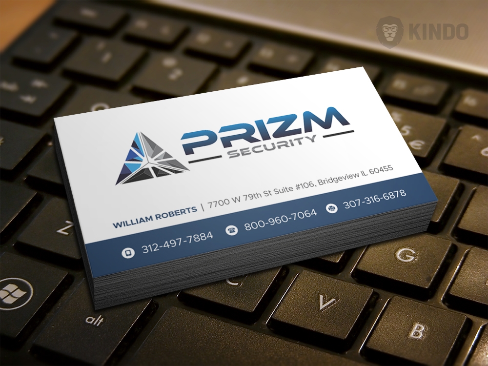 Prizm Security logo design by Kindo