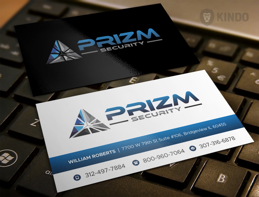 Prizm Security logo design by Kindo