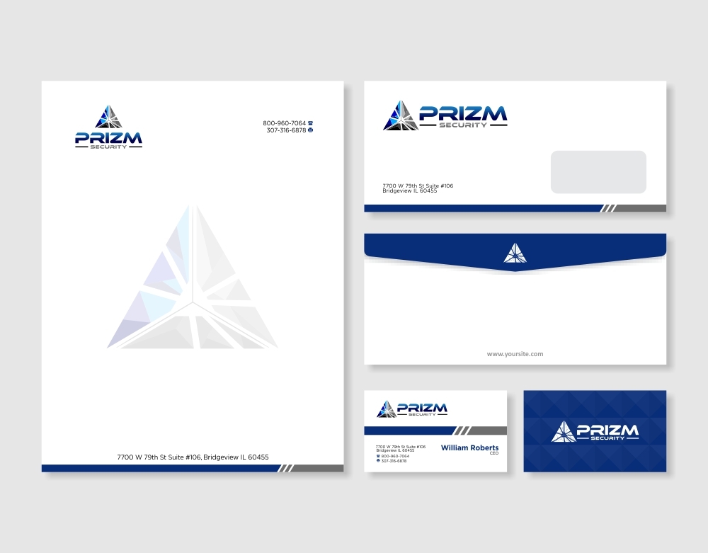 Prizm Security logo design by mletus