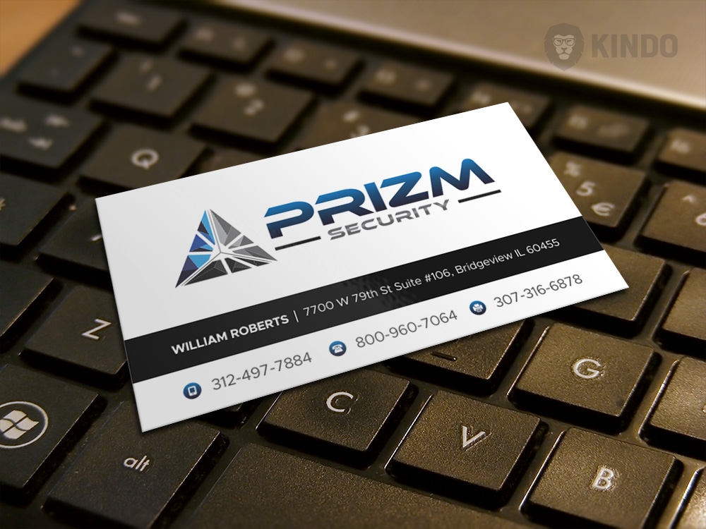 Prizm Security logo design by Kindo