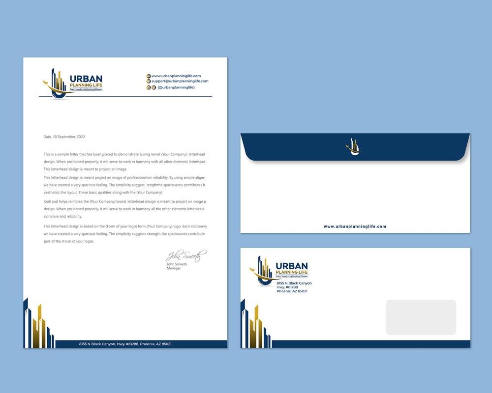 Urban Planning Life  logo design by Boomstudioz