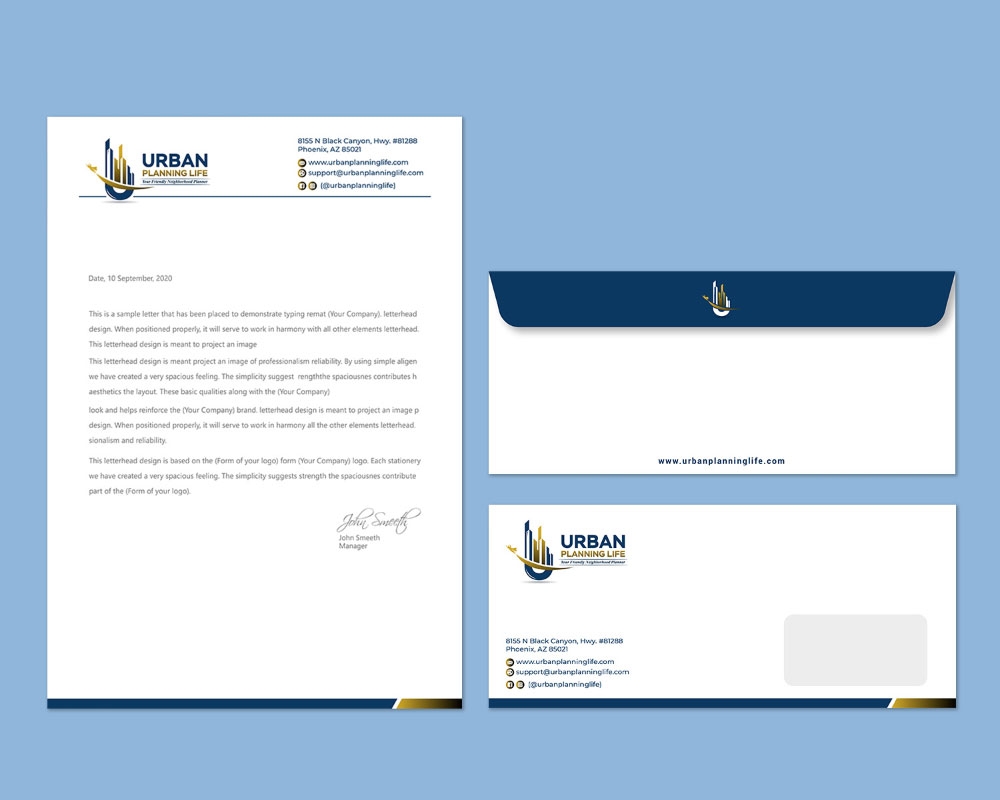 Urban Planning Life  logo design by Boomstudioz